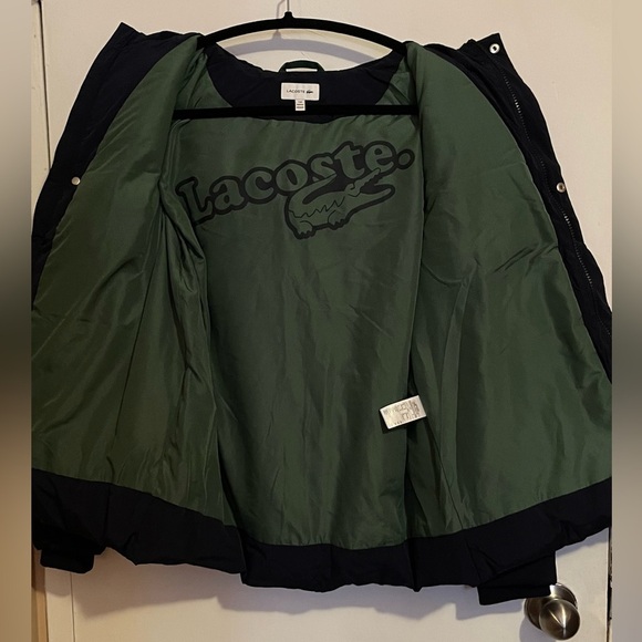 Lacoste 2 Tone Quilted Jacket- 14a- Can fit US Women’s XS - Picture 8 of 10